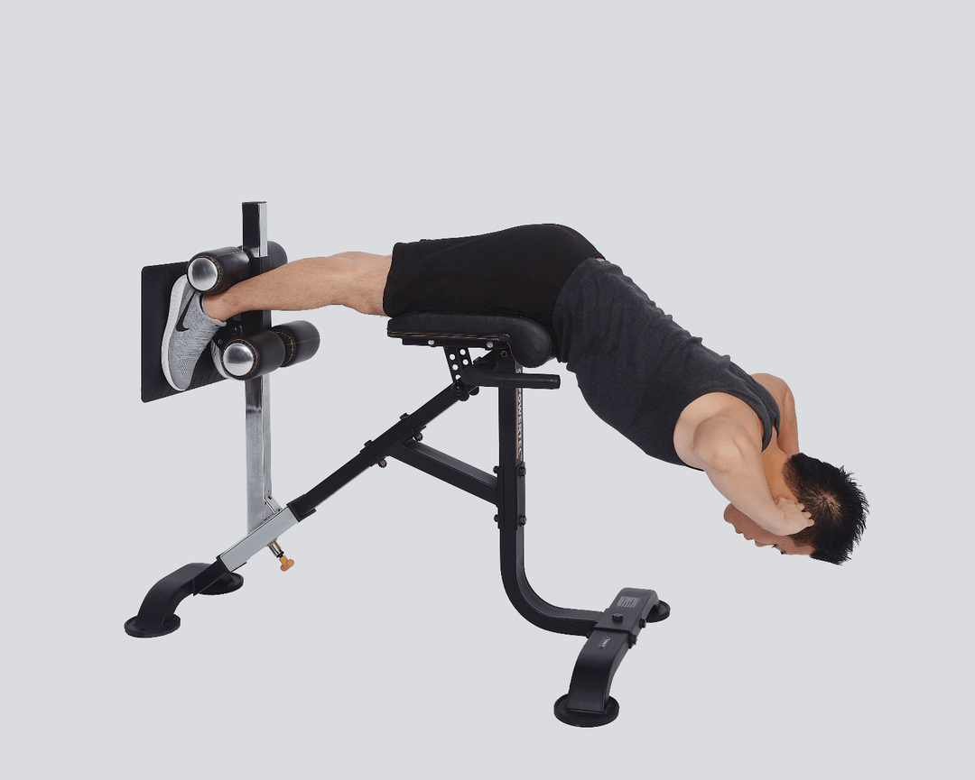 Powertec Dual Hyperextension-Crunch Athlete Hyperextension Bottom | Powertec | Home Gym Equipment