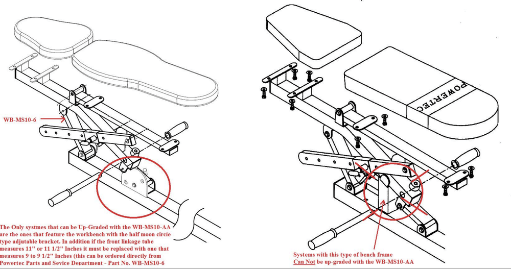 Accessory Adaptor Assembly Schematic for Older Multisystem | Powertec | Home Gym Equipment