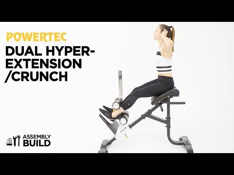 Powertec Dual Hyperextension-Crunch