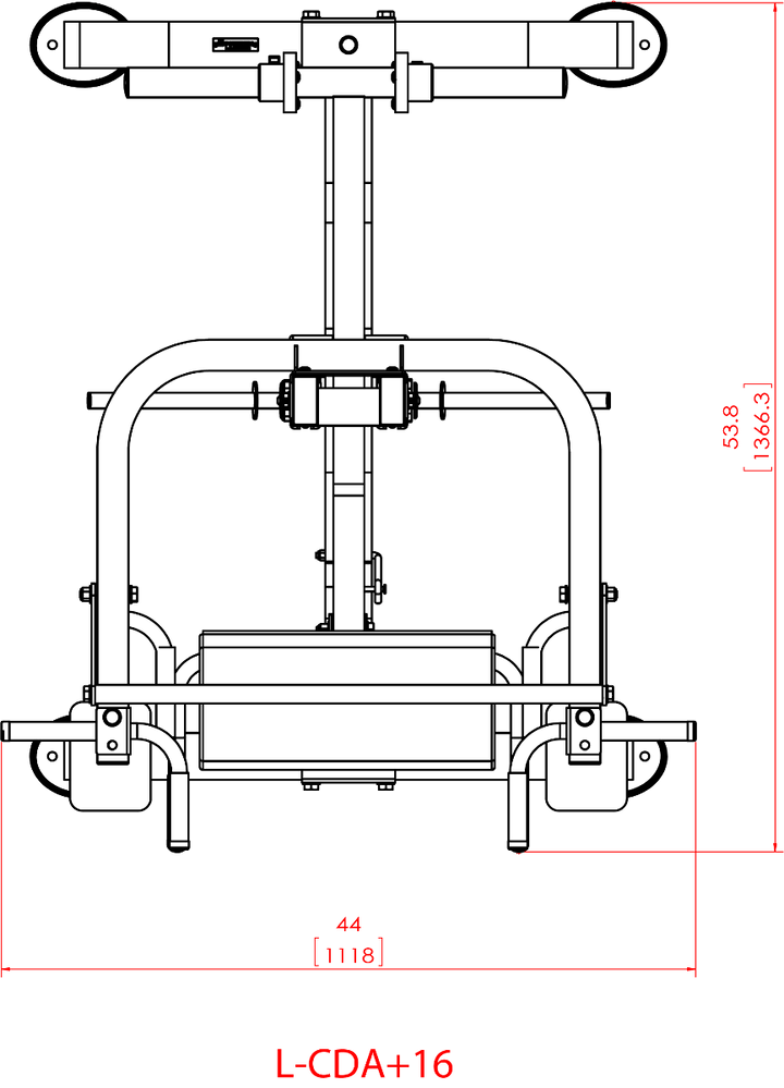 Levergym® Chin-Dip Assist Assembly Schematic | Powertec | Home Gym Equipment | Ultimate Strength Building Machines