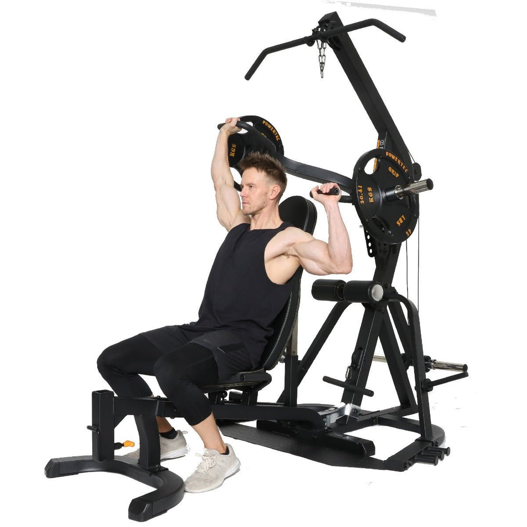 Workbench Levergym®| Athlete Single Arm Overhead Pres s| Powertec | Home Gym Equipment | Ultimate Strength Building Machines