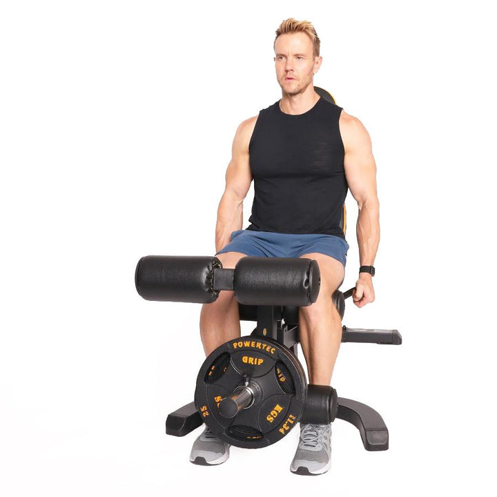 LEG LIFT-CURL ATTACHMENT Leg Extension Bottom Movement | Powertec | Home Gym Equipment | Ultimate Strength Building Machines