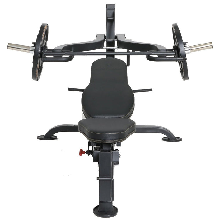 Workbench® Multipress Plate Loaded Incline Press (Front View) | Powertec | Home Gym Equipment