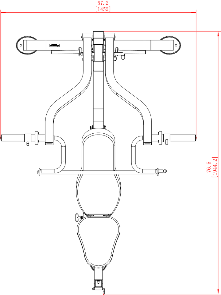 Workbench® Multipress Assembly Schematic | Powertec | Home Gym Equipment | Ultimate Strength Building Machines