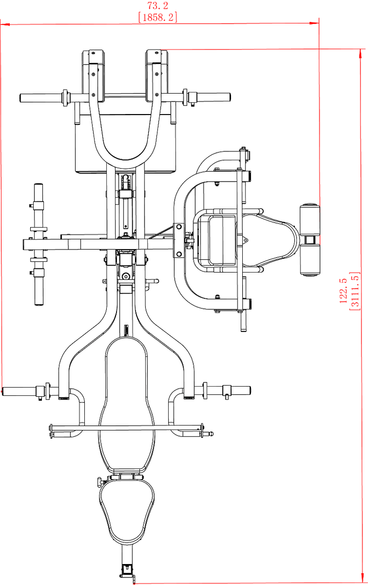 Workbench Multisystem®Assembly Schematic | Powertec | Home Gym Equipment | Ultimate Strength Building Machines